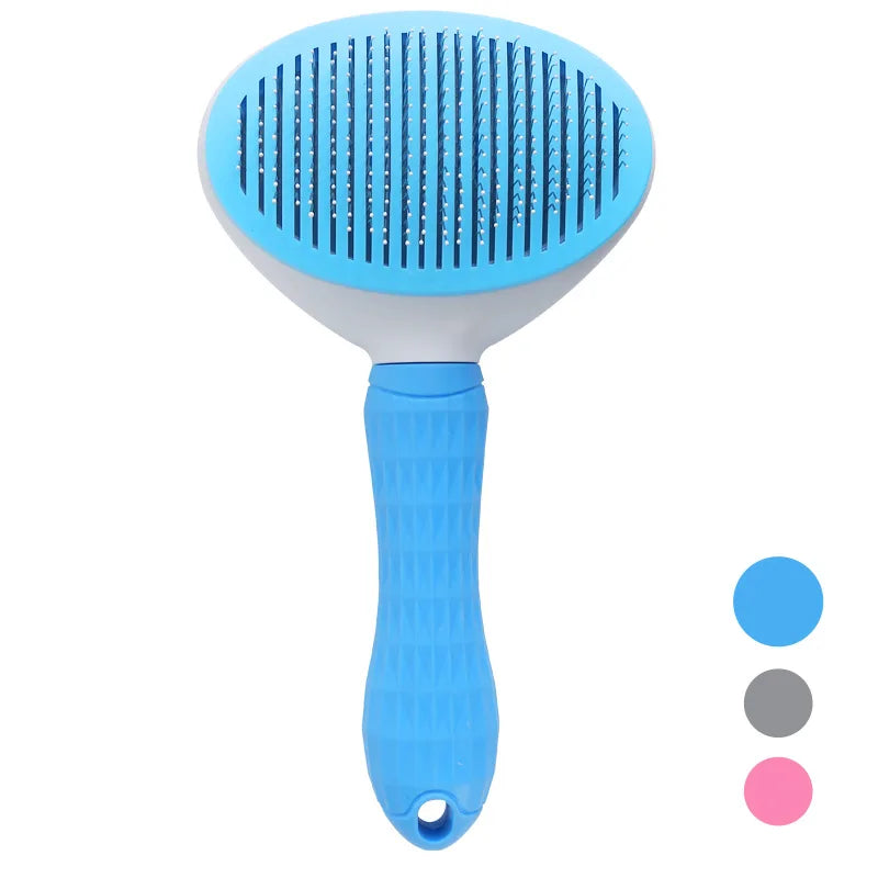 Auto-limpeza Pet Hair Remover Comb, Cat Slicker Brush, Grooming Acessórios, Dog Combs