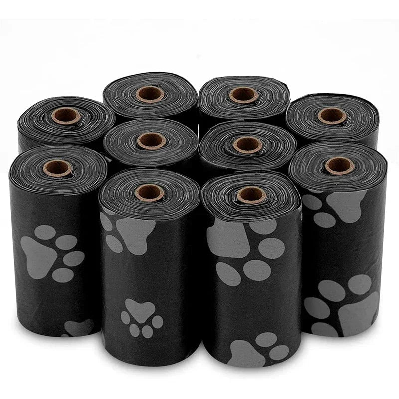 Saco de cocô de limpeza ao ar livre para animais de estimação, suprimentos para cães, Recarga o saco de lixo, limpo, 15 sacos/rolo, 120 rolos