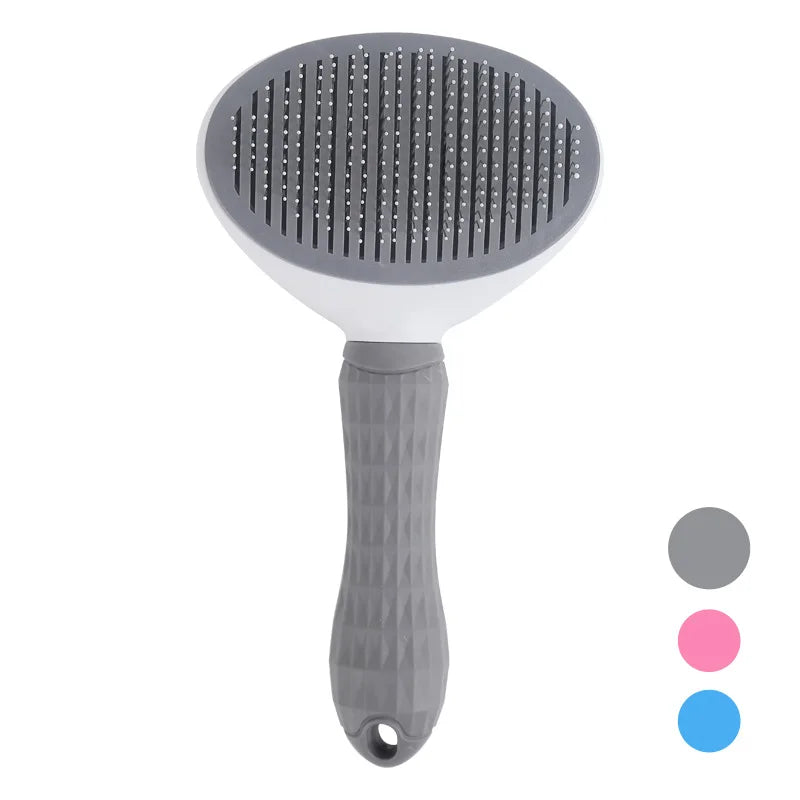 Auto-limpeza Pet Hair Remover Comb, Cat Slicker Brush, Grooming Acessórios, Dog Combs