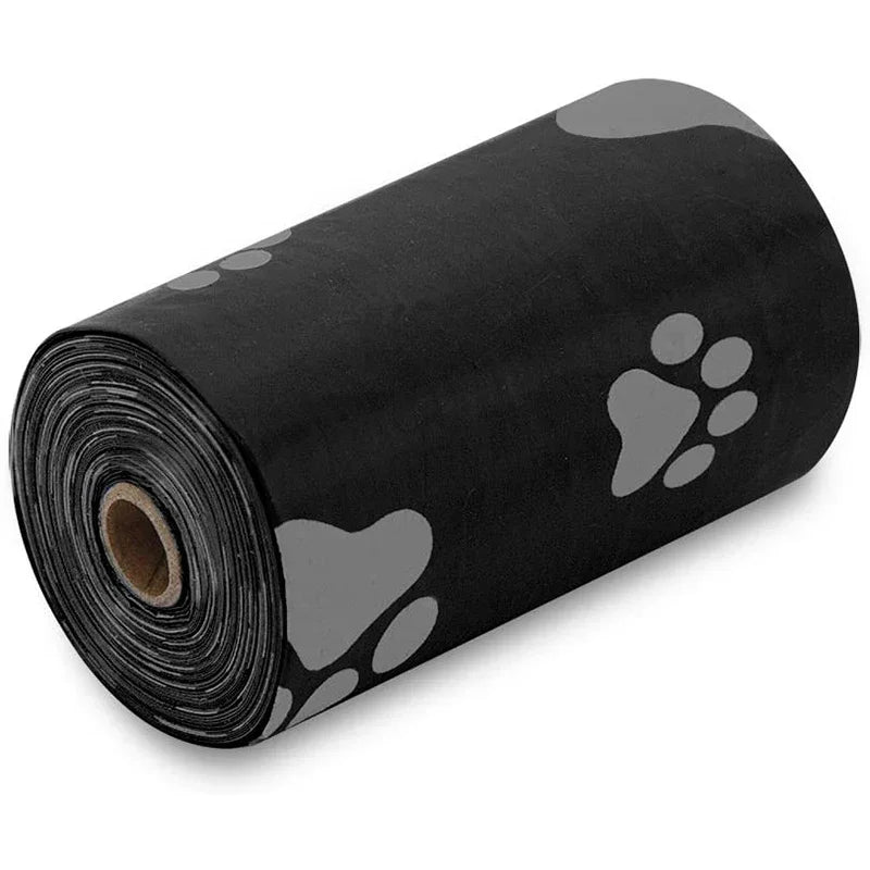 Saco de cocô de limpeza ao ar livre para animais de estimação, suprimentos para cães, Recarga o saco de lixo, limpo, 15 sacos/rolo, 120 rolos