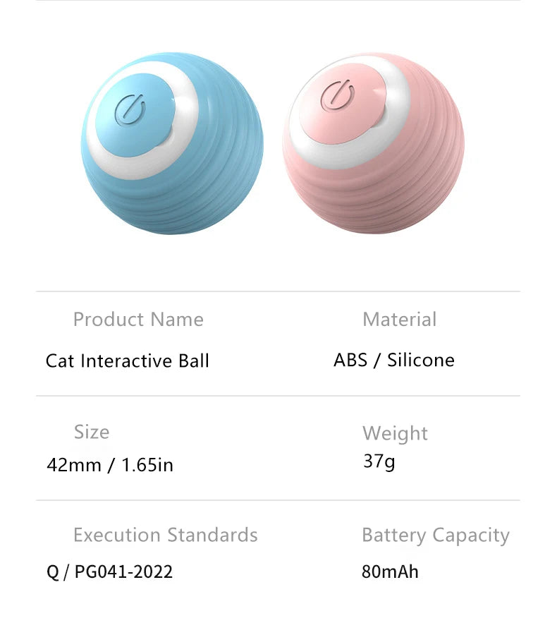 Automatic Rolling Magic Ball para Animais de Estimação, Brinquedos Interativos Inteligentes, Interior, Eletrônico, Cat Game Acessórios